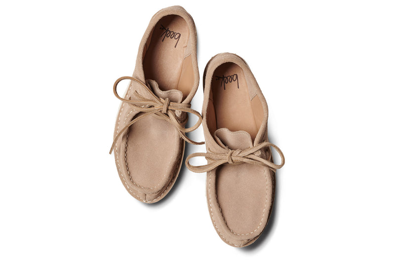 Towhee booties - stone - top shot