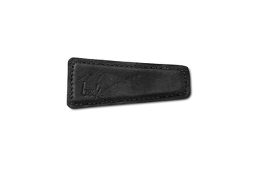 Triangle Leather Instep Pad - Black - single shot