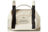 Give Back tote bag - oatmeal - inside shot 