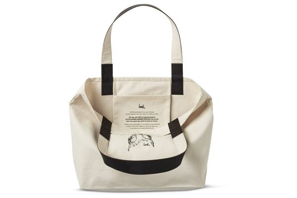 Give Back tote bag - oatmeal - bag shot 2