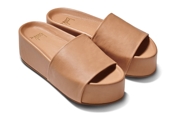 Leather flatform sale