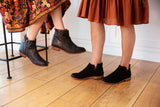 Quail and Falcon boot - black - on model shot