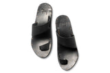 Finch toe ring sandal - black - top shot