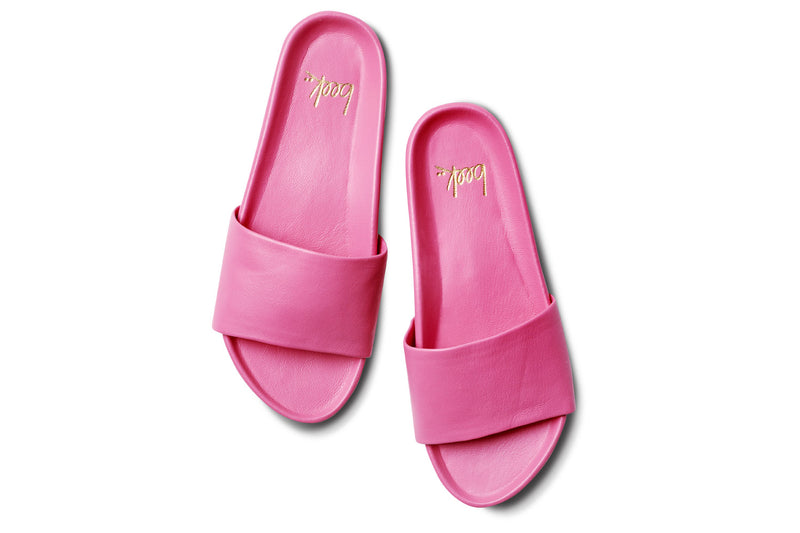 Gallito slide sandal - hibiscus - top shot