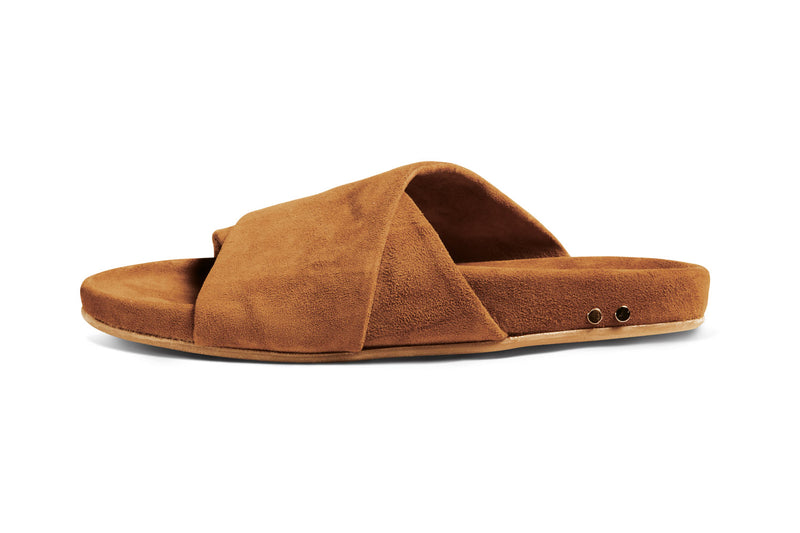 Kea slide sandal - caramel - side shot