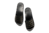 Lovebird Stud slide sandal - black - top shot