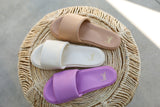 Puffbird slide sandal - group product shot