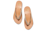 Seabird flip flop - platinum/honey - top shot