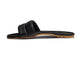 Sugarbird slide sandal - black - side shot