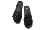 Sugarbird slide sandal - black - top shot