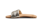 Sugarbird slide sandal - platinum/beach - side shot