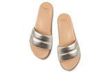 Sugarbird slide sandal - platinum/beach - top shot